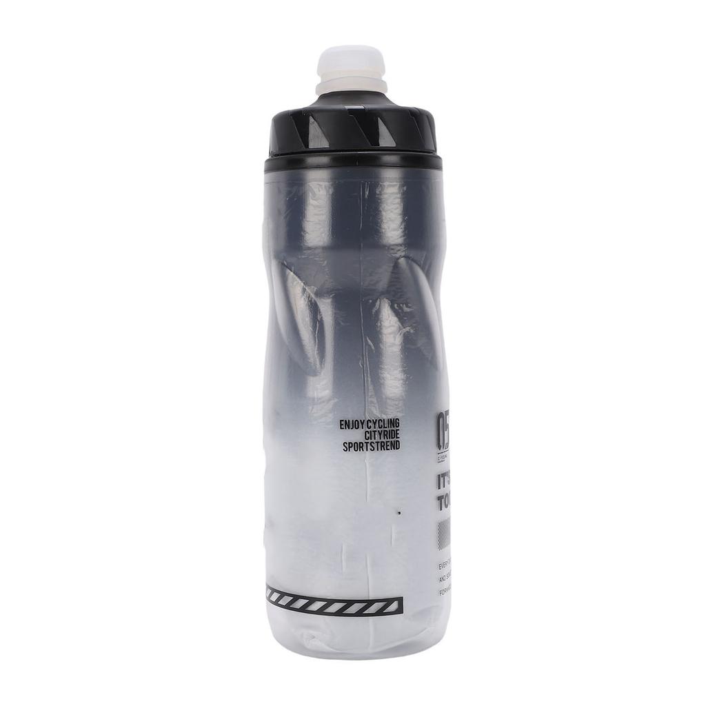 Bike Water Bottle 610ml Large Capacity Insulated Squeeze Cycling Drink Bottle for Hiking Running Travel
