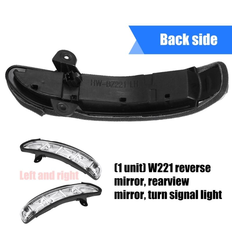 2198200621 Left/Right Rearview Mirror Indicator Lamp 2198200521 Rearview Turn Signal Light Easy Installation