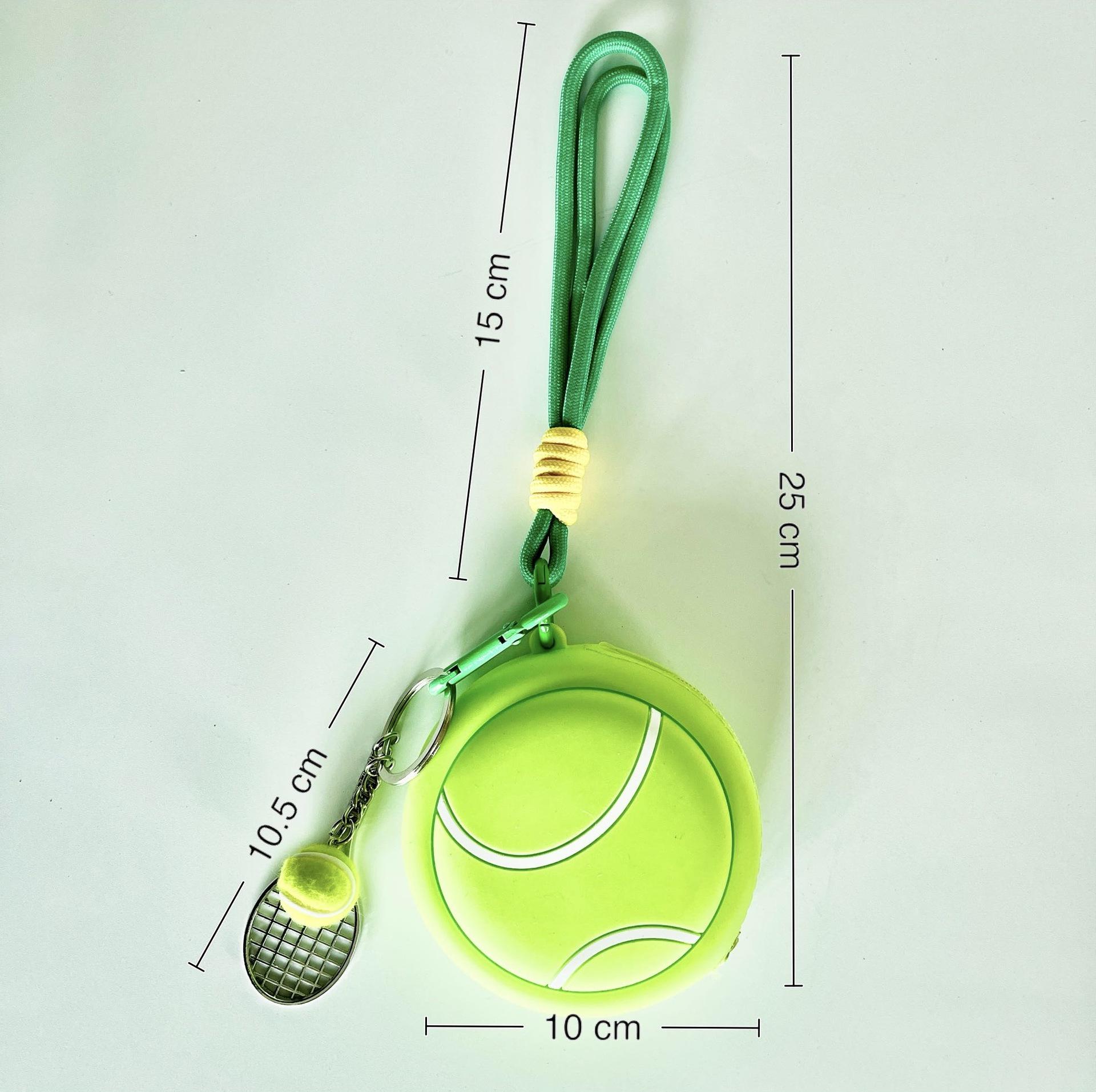 

Спортивный силиконовый кошелек для монет: Милое хранилище для монет, наушников и карт - подвеска для рюкзака, подарок.