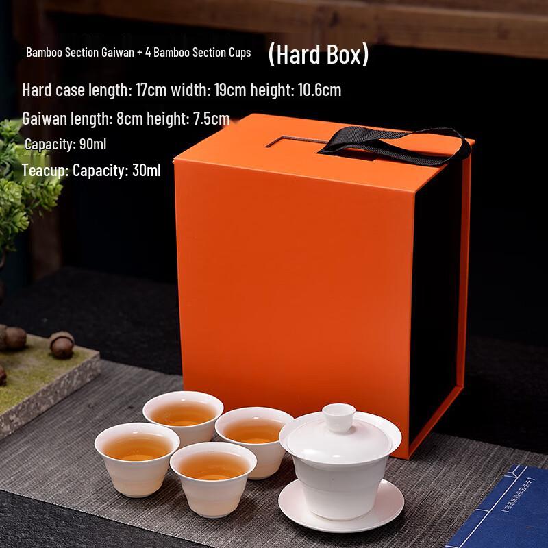 Chaozhou Thin-Body Bone China Kung Fu Tea Set