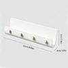 Wall Mountable Organizer For Entryways And Closets Space Saving Storage Rack  For Organizing Daily Essential