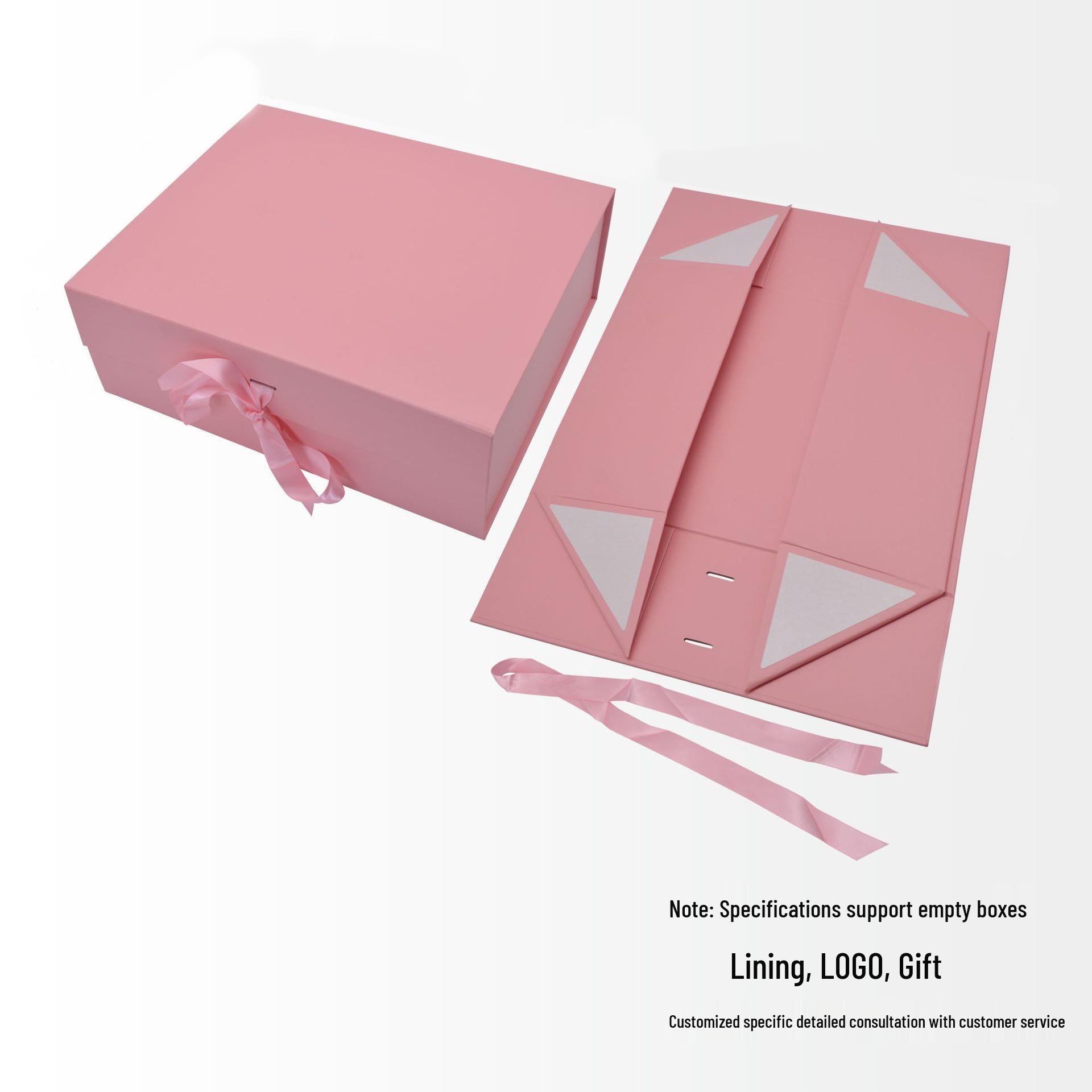 In-stock Flip-Top Hardcover Gift Box, Custom Souvenir New Year Packaging Box Outer dimensions: 240x180x80mm