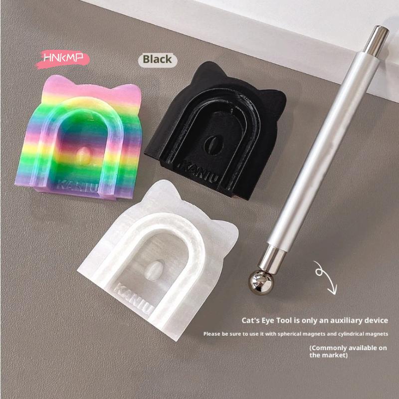 Magnetický nástroj pro kočičí oko Oboustranná magnetická tyčinka pro nail art Pro DIY magnetický kočičí oko gel Speciální nástroj na nehty Francouzský nehet UV magnetický