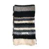 Striped Scarf Color Blocking Warm Neck Warmer Comfortable Neckerchief for Women Men Fall and Winter Outdoor Activities