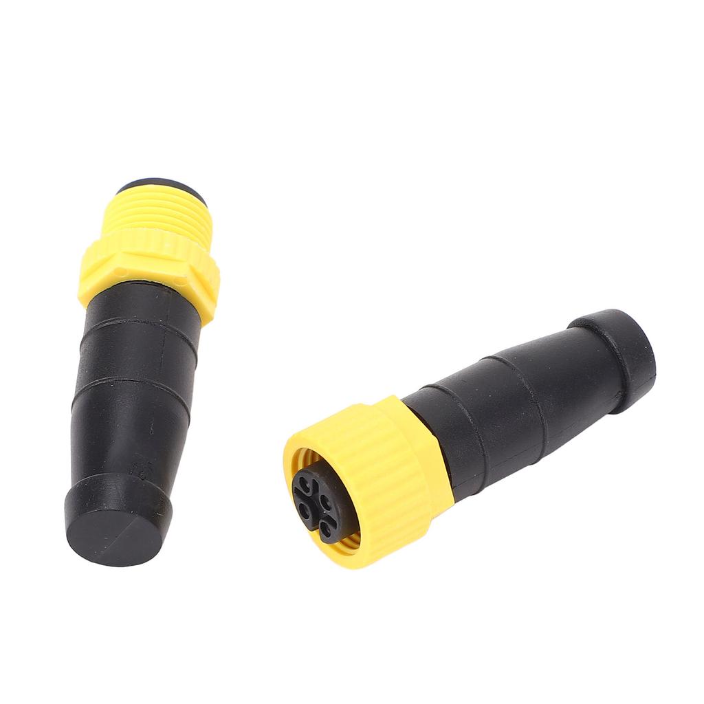 Male Female Terminator for NMEA 2000 Network Heat Cold Resistant Plastic Housing A Type M12 5Pin Resistor Terminator