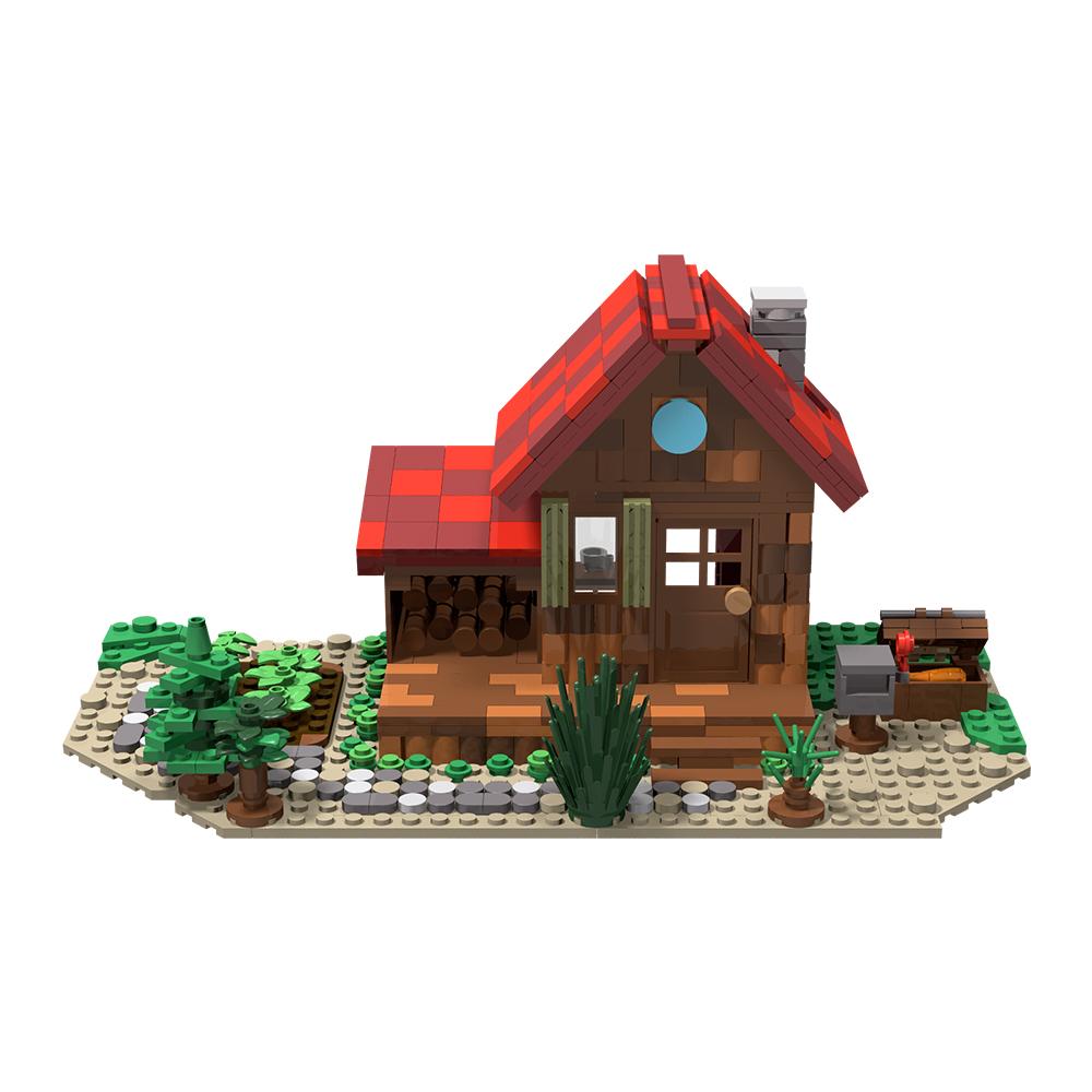 Non-Toxic Gobricks Moc Stardew Valley Farmhouse Bricks Medieval Creative Building Blocks Toys Gift