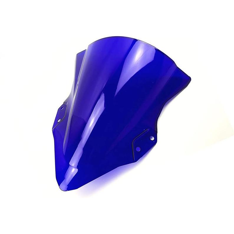 Windshield Windscreen Double Bubble for Ninja 400 EX400 250 2018 2019 2020 2021 2022 2023 (Black)