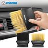 For Mazda Car Logo Air Vent Detailing Cleaning Brush Cleaner Dust Remover For Mazda 3 6 Atenza Axela Demio CX3 CX5 MP MS RX8 Acc