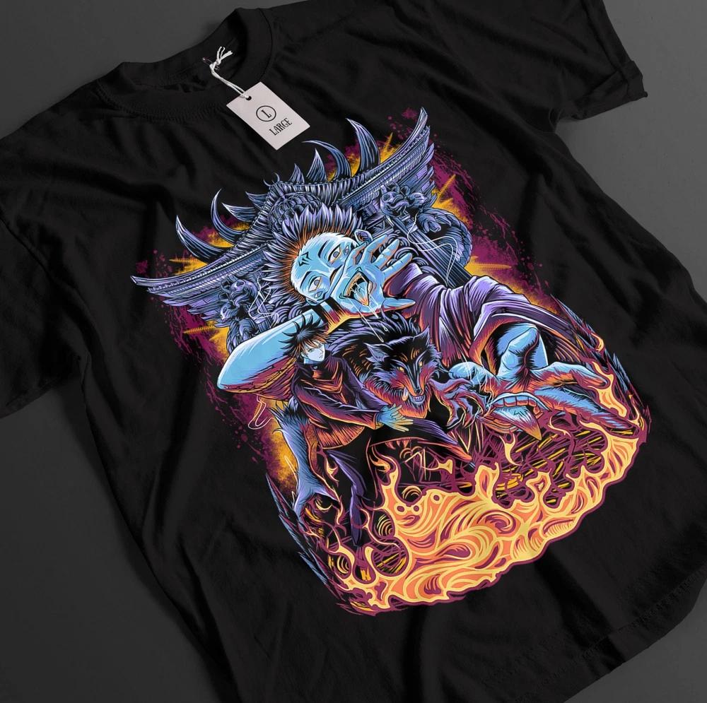 Jujutsu Kaisen Shirt Megumi Fushiguro TShirt Gojo Toji Top JJK Anime Mahoraga S