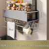 Wall-Mounted Kitchen Organizer Rack Set
