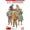 MiniArt WWII US Military Officer Figure Set Plastic Model MA35477 1/35 (5 Figures)