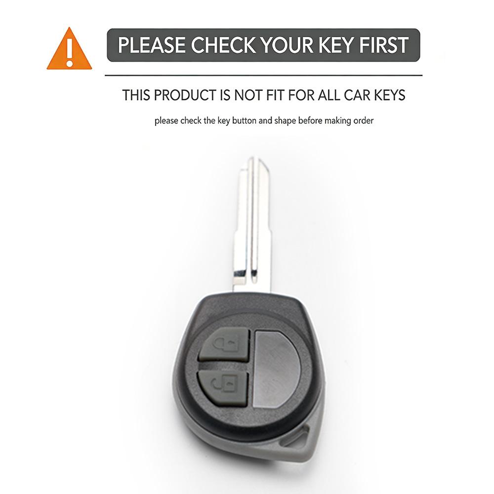 Metal Car Key Cover Fob Case Shell for Suzuki Swift Ignis Vitara Liana Ciaz Baleno SX4 Grand Ciaz Spresso Celerio Jimny Jeemny