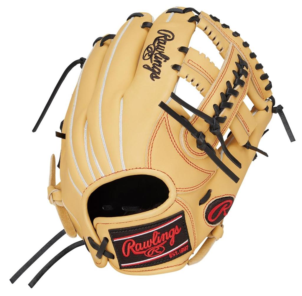 Rawlings PRO EXCEL Baseball Size L HOH® –FS Style– Glove, Junior, All-Around, Camel, (Right-Handed Throw)
