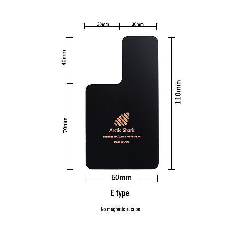 Arctic Shark Copper Heat Sink: Rapid Cooling Semiconductor Radiator for Mobile Phones