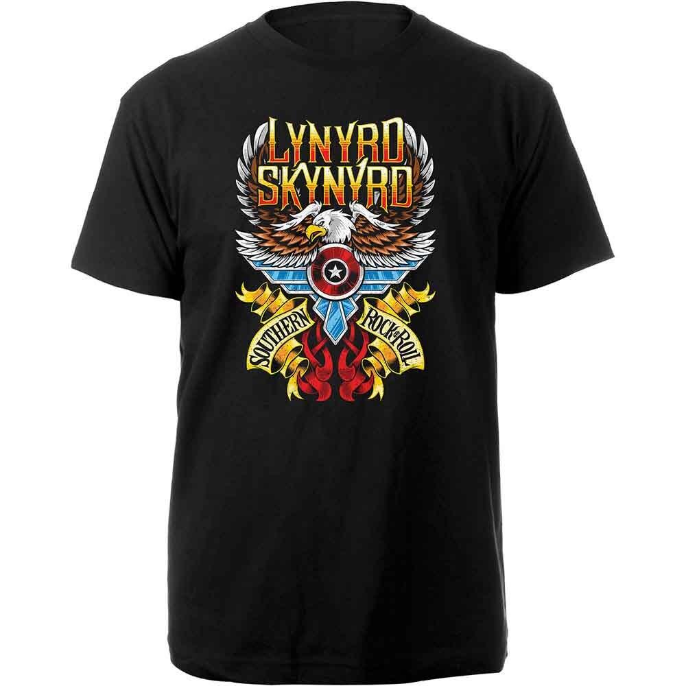 

Lynyrd Skynyrd Southern Rock Roll T-Shirt Black New Unisex T-Shirt XL