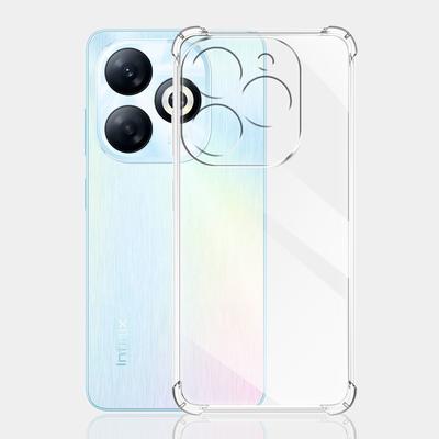 Nárazuvzdorné pouzdro na airbag pro Infinix Smart 8 Pro Smart 8 Plus Čiré měkké silikonové pouzdro na telefon Infinix Smart 8 HD Itel P55 Cover