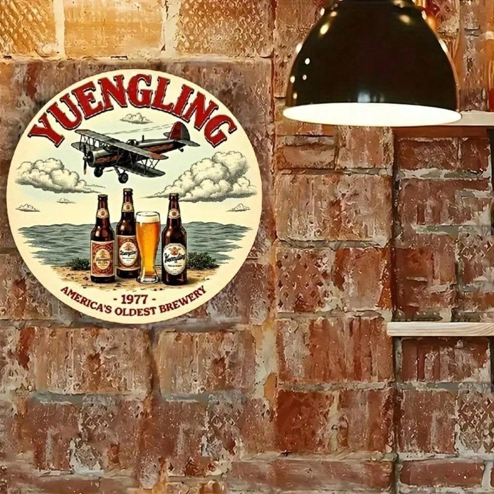 Vintage Metal Tin Sign 8x8 Inch Retro Beer Logo Wall Art Decor For Bar Pub Man Cave