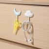 Creative Cute Cloud Shape Nail-free Wall Clothes Hooks Kids Room Decorative Key Hanging Hanger Kitchen Storage Hook