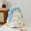 Junior High School Schüler Schultasche Color Block Damen Rucksack mit großer Kapazität