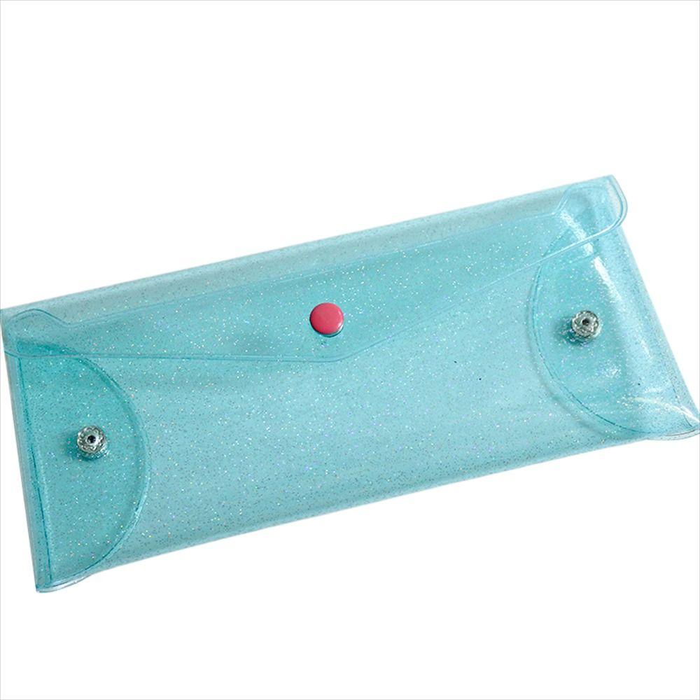 Glitter PVC Pencil Bags Waterproof Stationary Organizer Students Children Pencil Case Cosmetic Bag