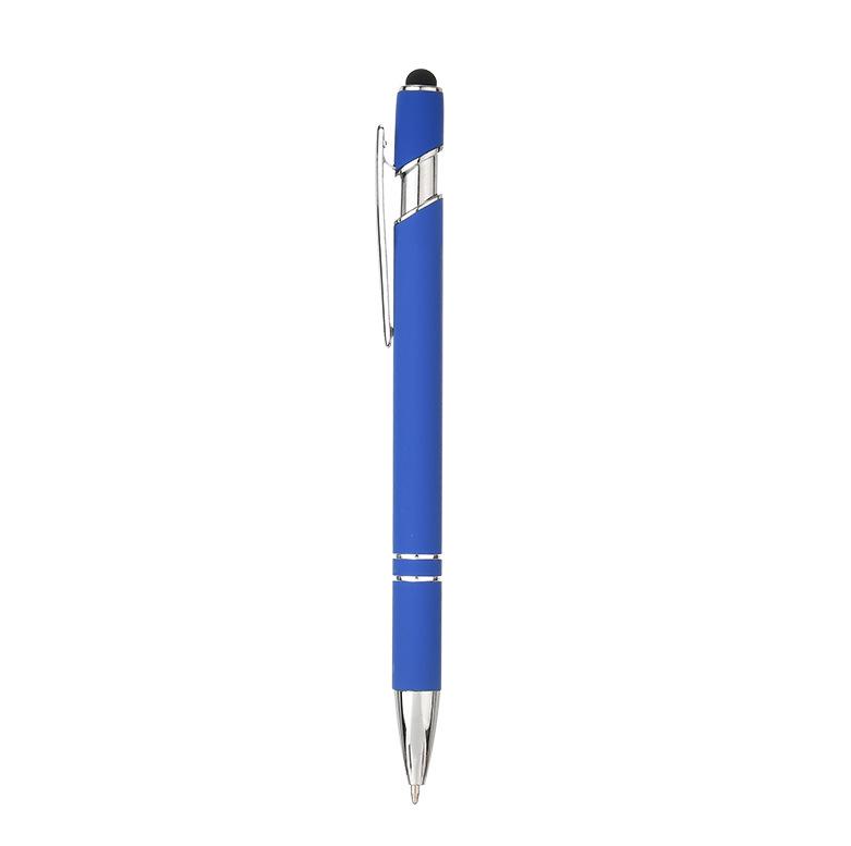 Custom Logo Colored Metal Gel Ballpoint Pen for Signing & Touchscreen Use