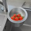 1Pcs Swan Sink Strainer Basket Stainless Steel Corner Sink Strainer Kitchen Sink Drain Basket for Kitchen Sink
