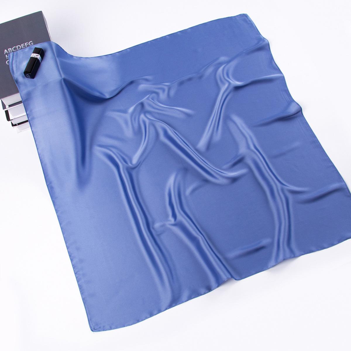 

70*70 см квадратный шелковый шарф для женщин модная женская атласная шейная повязка для волос бандана женский платок пляжные палантины хиджаб шарфы парео