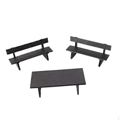 Miniatur Puppenhaus Tisch Stuhl Puppenhaus Dekor Szene Rollenspiel Spielzeugmöbel Vielseitig für