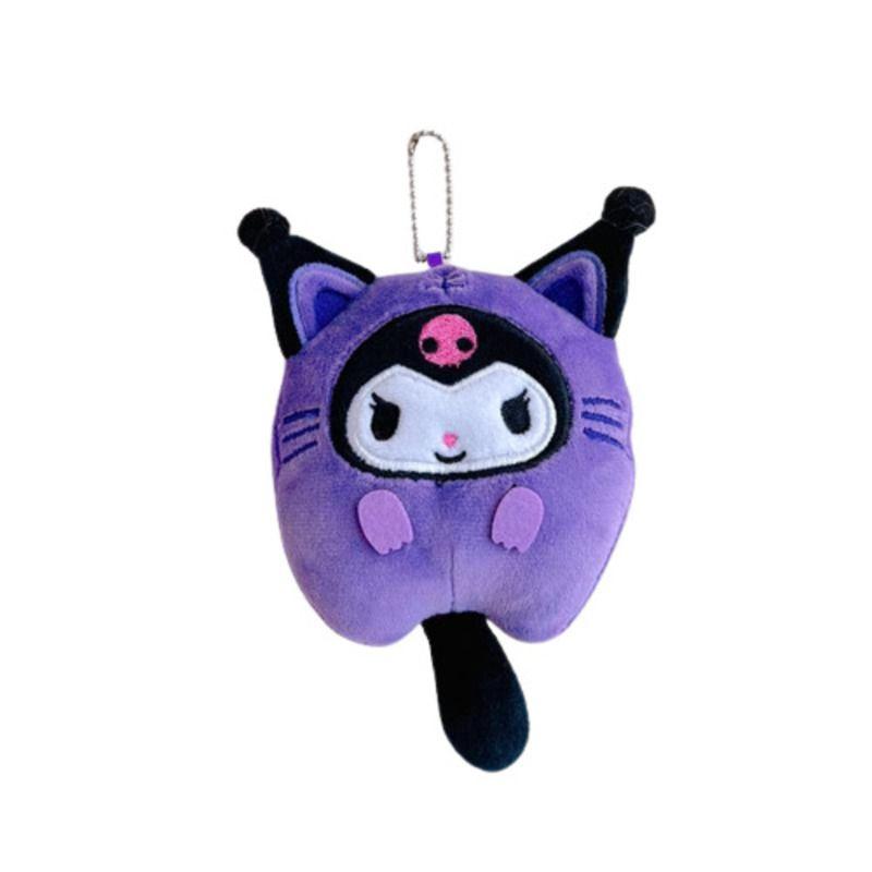 Ручная работа Sanrio Куроми Мелоди Синнаморолл Плюшевая кукла Подвеска Для фанатов аниме Kuromi