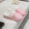 Women's High-Top Cotton Slippers, Winter Non-Slip Indoor/Outdoor, Thick Plush, Full-Wrap, Casual Warm Shoes