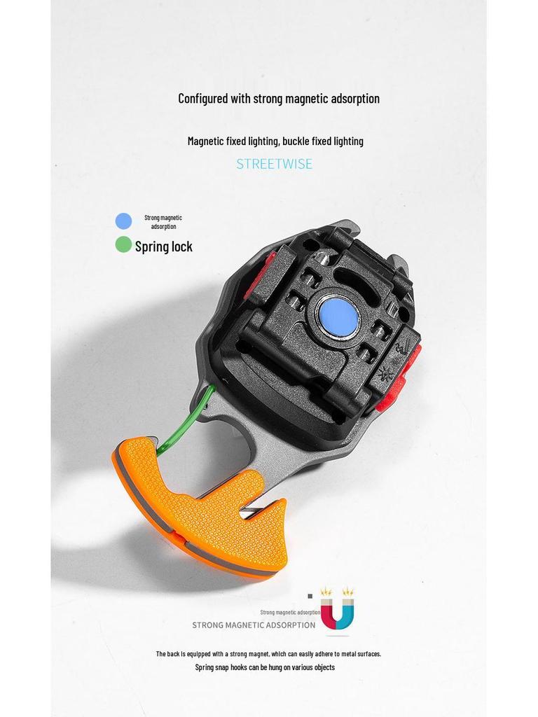 Multifunctional LED Keychain Light: Portable Camping Lighter & Auto Repair Tool