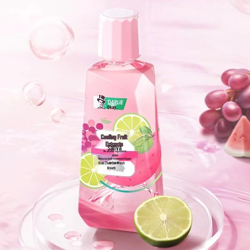 Darlie Alcohol-Free Cool Fruity Mouthwash 500ml