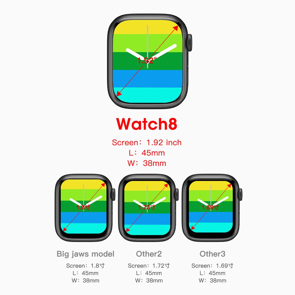 W38 Pro Smart Watch Men 45mm Series 8 1.92 Inch Blue Tooth Call Custom Dial Women Wireless Charging Smartwatch Pk W28 W37 T900