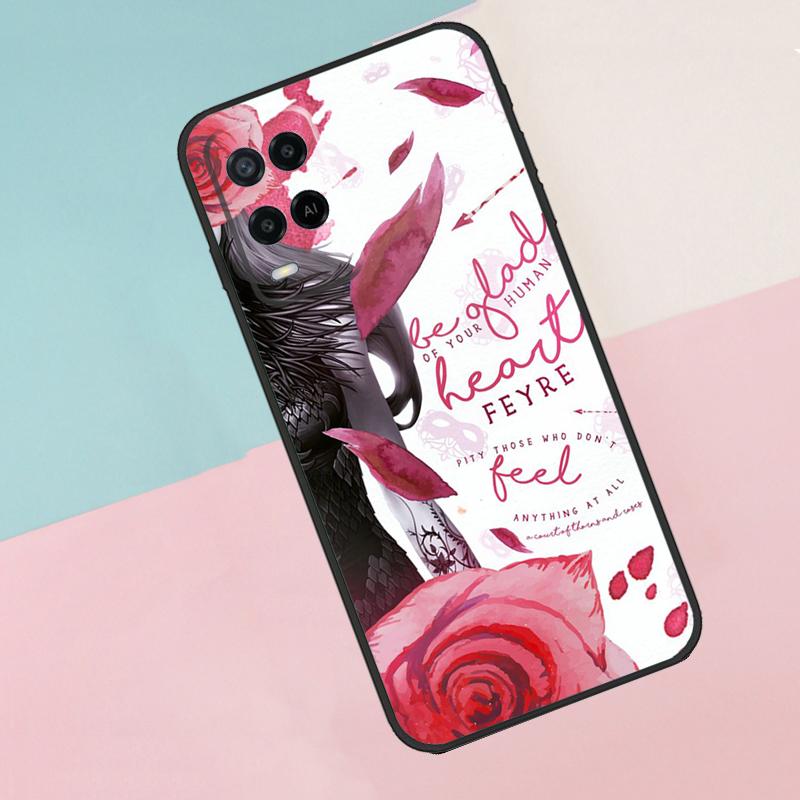 A Court Of Mist And Fury For Oppo A16 A76 A96 A15 A80 A60 A40 A94 A54 A98 A78 A18 A38 A58 A17 A77 A74 A57S Phone Case