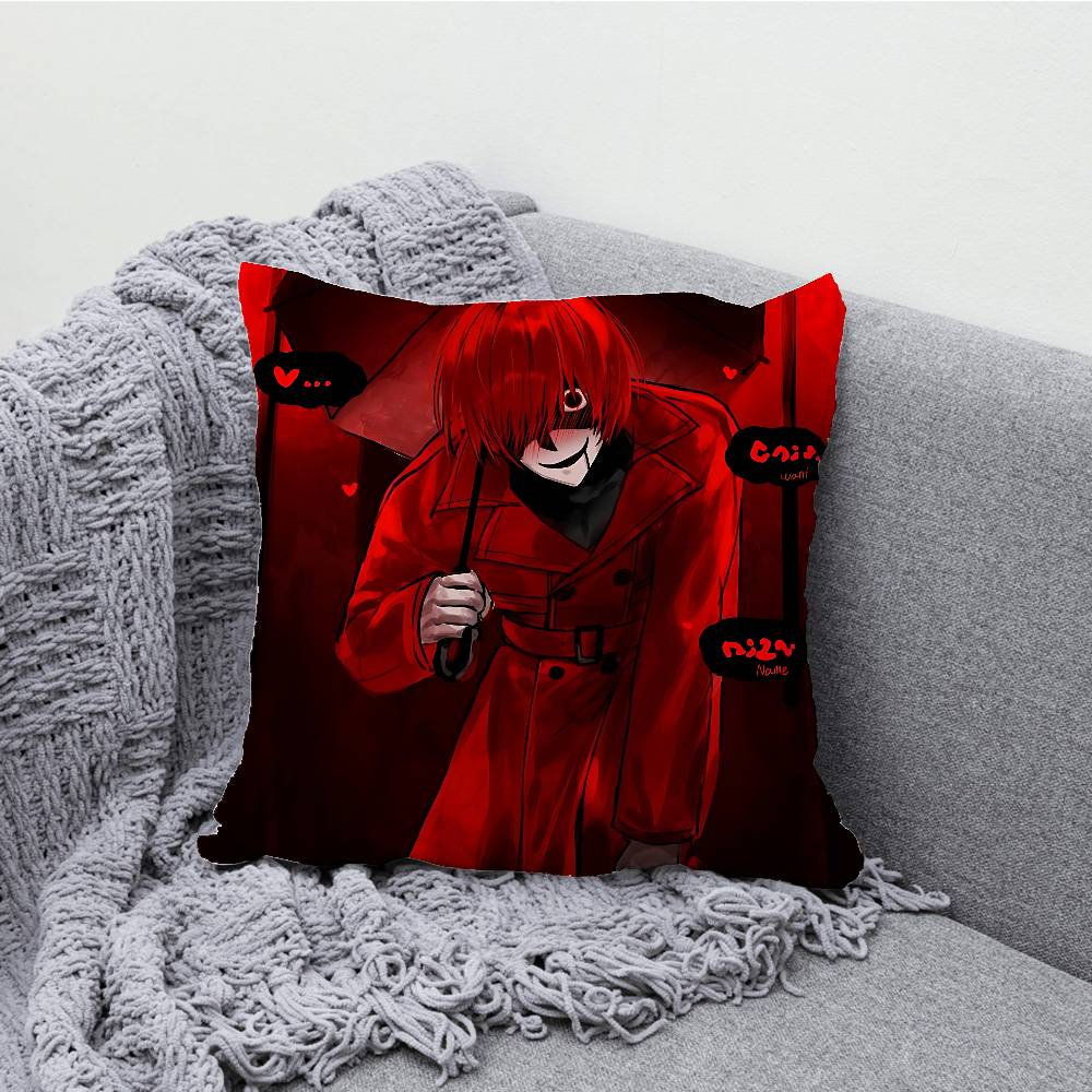 Mr Crawling H-Homicipher Pillow Case For Sofa Decor Car Office Room Printing Cushion Cover Decorations and Protector