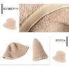 Jeff Aimy Wool Bucket Perfect for Fall and & Women's Wide-Brim Hat, Foldable, Fluffy, Winter, Slimming, Stylish, Camel-Colored (56cm-58cm)