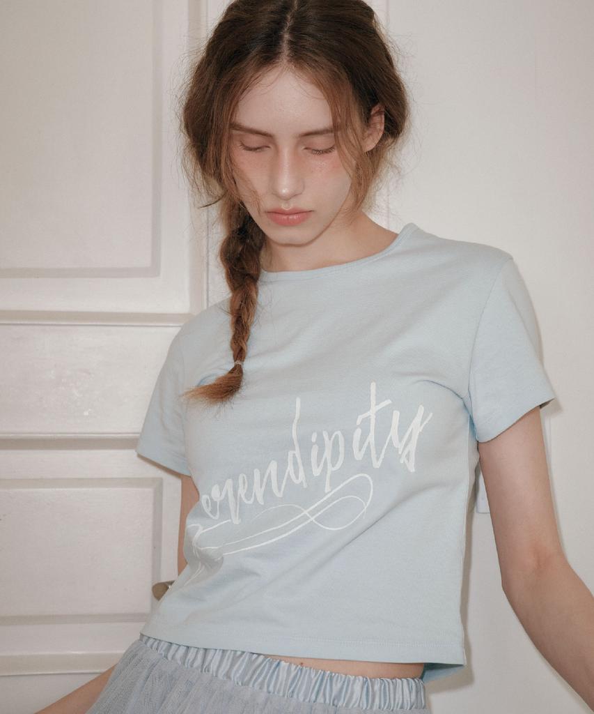AEGO FREEDOM LAB Serendipity Crop T-Shirt_Sky Blue