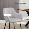 Dining Chair Set, Comfortable, 54x57x80 Cm, Light Grey