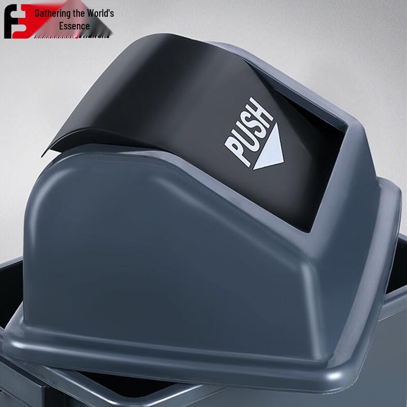Jihua Commercial Outdoor Waste Sorting Bin with Flip Lid
