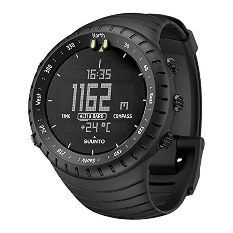

SUUNTO watch core all black 3 ATM water resistant Direction/Altitude/Atmospheric Pressure/Water Depth SS014279010 Goods [product]