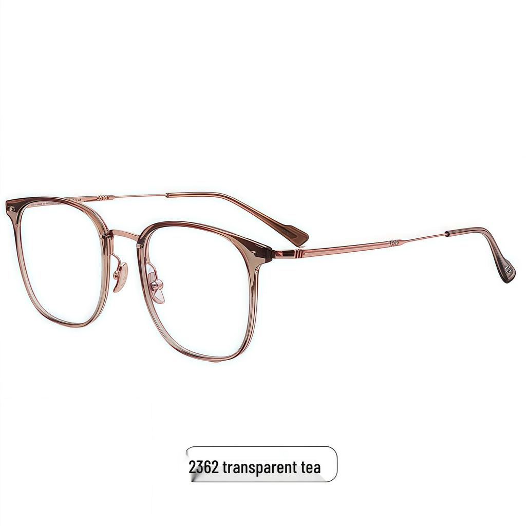 Ultralight Titanium Polygon Eyeglass Frame for Men and Women