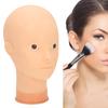 Hut Perücke Display Mannequin Kopf Modell Make-Up Training Praxis Glatze Mannequin Kopf (Rosa Basis)ohne Make-up