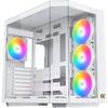 Case Without Power Supply - XIGMATEK CUBI II Arctic - Cube - E-ATX Format - White