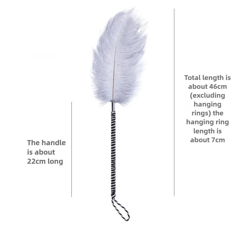 Flirting clitoris Tickle feather Erotic Whip Spanking Adult Sex toys for Women Product Teasering Nipple Erotic Accessory