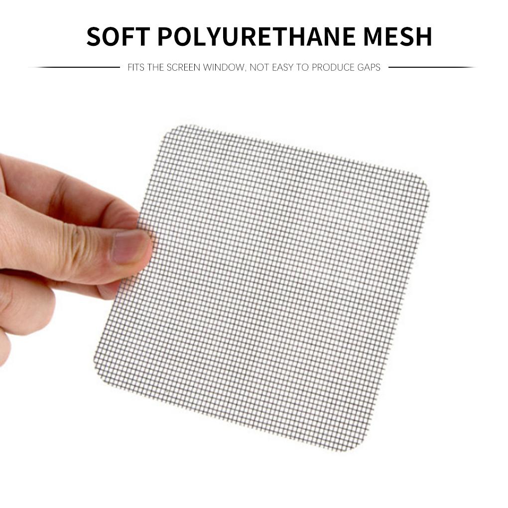1 Piece Window Screen Repair Patch Curtain Holes Cover Home Door Curtain Holes Cover Mesh Anti-sect Self Sticker