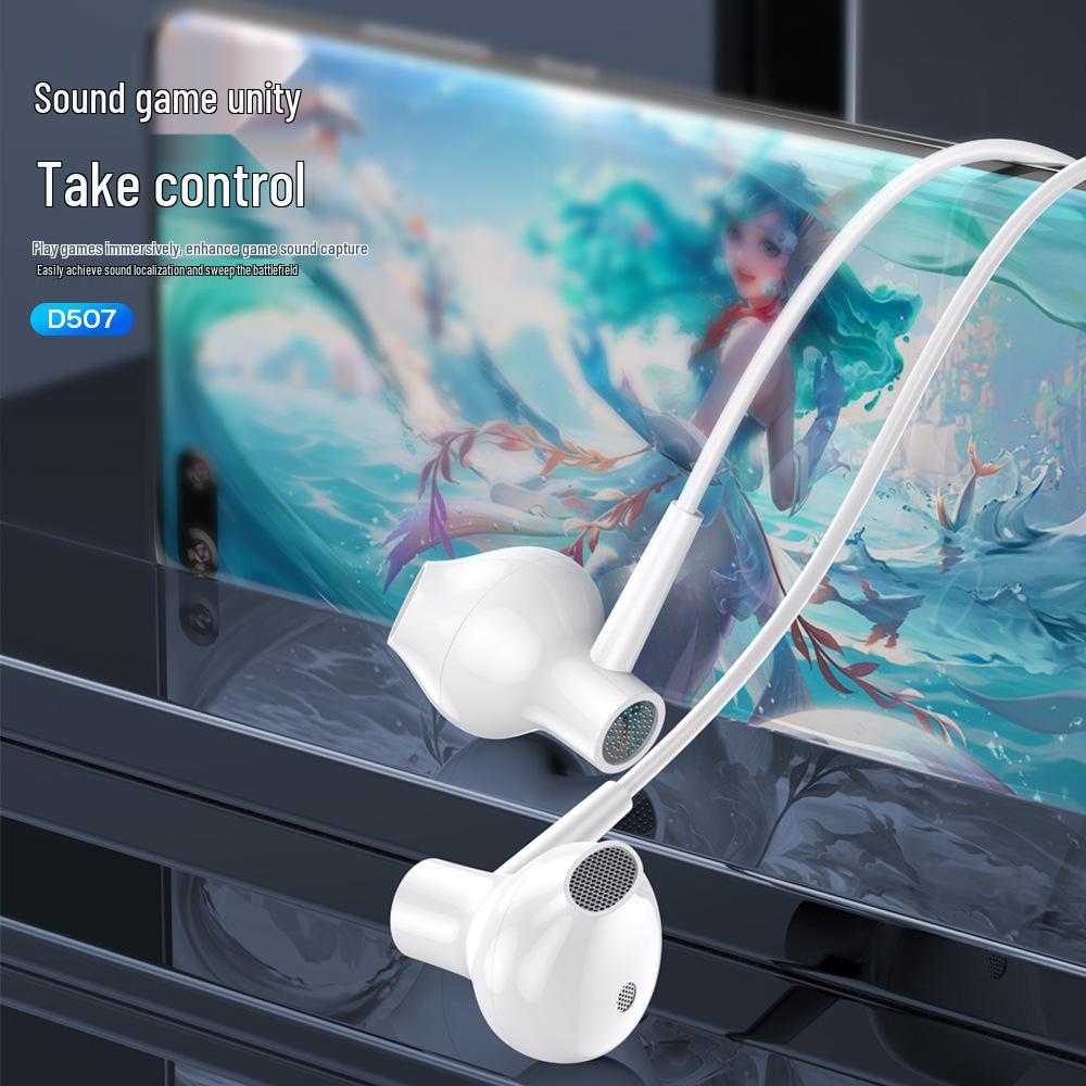 Beliebte HiFi Kabelgebundene Semi-In-Ear 3,5mm Kopfhörer für Mobilgeräte, Tablets und Gaming