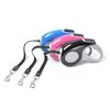 3/5M Retractable Dog Leash Color Matching Kitten Auto Traction Rope Nylon Walking Leash for Small Dog Cats Pet Leads  5 meters Rose Red