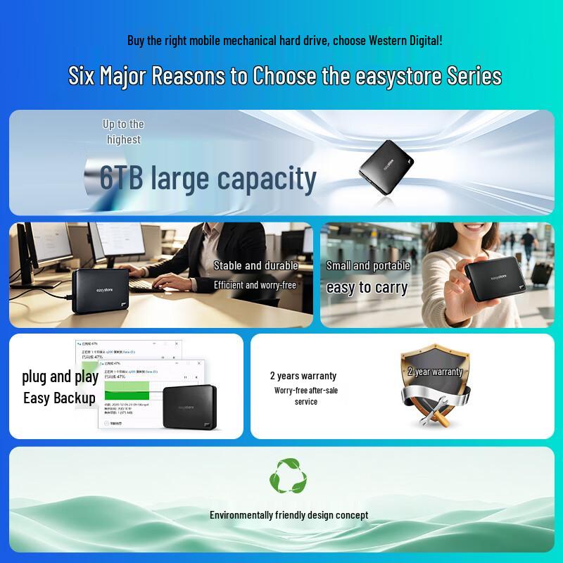 Western Digital easystore 4TB Portable External Hard Drive