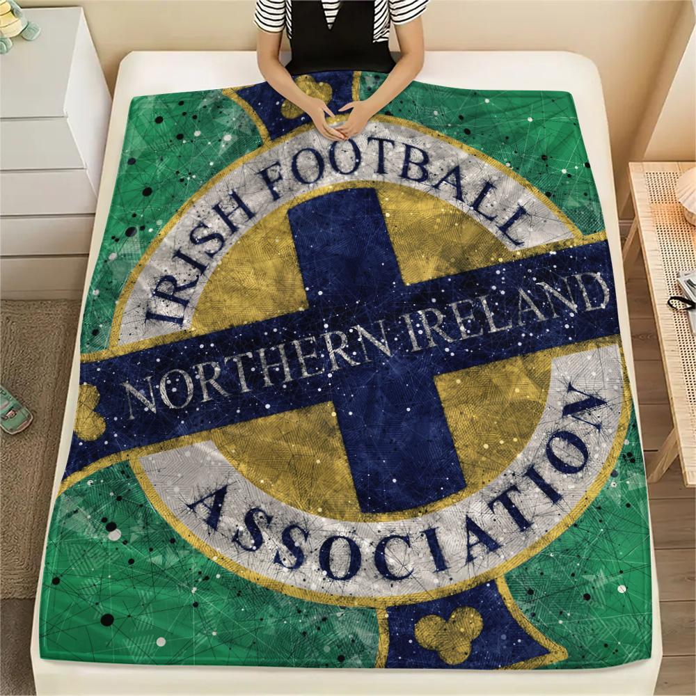 

Northern Ireland National Football Team Print Flannel Blanket, High quality Comfortable for All Seasons, Home Decor, Warmth and Comfort 80cm x 120cm