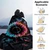 1pc Sunflower Printing Lightweight Flannel Blanket, Comfortable and Warm Blanket, for Camping Sofa Bed and Couch Office, In All Seasons